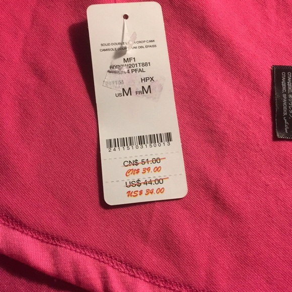 Bebe Pink Layered Flowy Tank Top - Picture 8 of 8